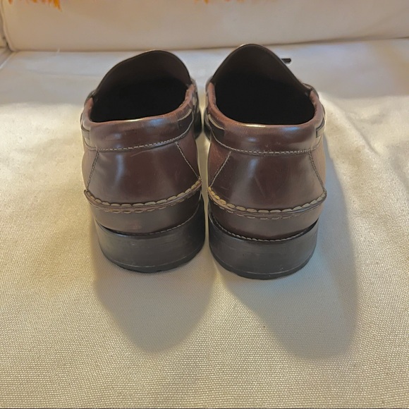 (Sold) Cole Haan Brown Leather Tassel Loafers (11.5) - Picture 3 of 8